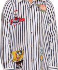 Stipe Shirt With Motifs 
