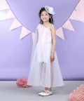 Jumpsuit With One Side Strap And Detachable Skirt