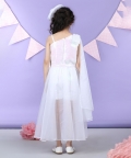 Jumpsuit With One Side Strap And Detachable Skirt