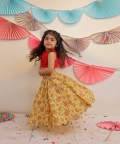 Sunshine Skirt With Crop Top