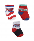 Bodycare Anti-Bacterial Multi Colour Boys Socks Pack Of 3