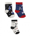 Bodycare Anti-Bacterial Multi Colour Boys Socks Pack Of 3