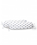 100% Organic Baby Bolster Cover Set With Fillers Lotus Print