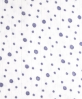 The Baby Atelier 100% Organic Purple Dot Baby Quilt