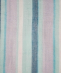 100% Organic Blue & Purple Stripe Baby Quilt