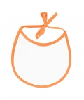 100% Organic Farm Print Round Baby Bibs