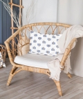 100% Organic Baby Pillow Cover With Fillers Lotus Print