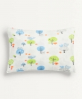 100% Organic Baby Pillow Cover With Fillers Birdie Print