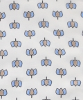 100% Organic Baby Pillow Cover Without Fillers Lotus Print