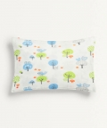 100% Organic Baby Pillow Cover Without Fillers Birdie Print