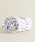 The Baby Atelier 100% Organic Blue Whale Junior Quilt