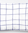100% Organic Junior Pillow Cover Without Fillers Navy Square