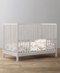 100% Organic Fitted Crib Sheet Lion Print