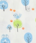 100% Organic Baby Bolster Cover Set & Fillers Birdie Print
