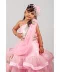 Tiered Luxury Sarree Lehenga Choli