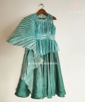 Teal Green Gown