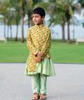 The Macaw King Kurta Set