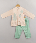 Thread Embroidery Kurta With Pyjama