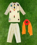 Colorful tassel kurti set