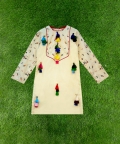 Colorful tassel kurti set