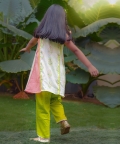 Tiranga Kurta And Dhoti Pants Set