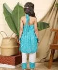 Zarkha Halter Neck Tunic & Pyjama Set