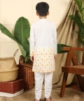 Zahra Embroidered Hand Block Kurta