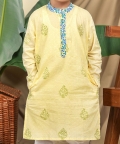 Panna Embroidered Kurta & Churidaar Set