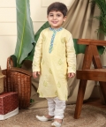 Panna Embroidered Kurta & Churidaar Set
