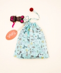 Blue Zoo Animals Style Shirt With Shorts