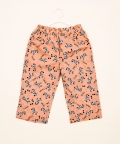 Salmon Zebra Style Shirt With Pants