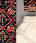 Navy Patola Kurta Set