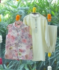 Ivory Floral Jacket Set