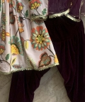 Printed Velvet Lilac Set