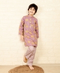 Lotus Kurta Set (Purple)