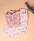 Lotus Kurta Set (Purple)