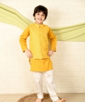 Lurex Jacket Set (Mustard Yellow)