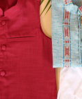 Abstract Kurta Jacket Set
