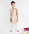 Tree Printed Kurta And Pyjama Set