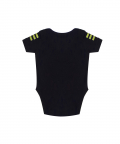 Black Pilot Romper