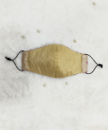 Hand Embroidered Beige Mask For Women