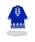 Leather Applique Kurta Set