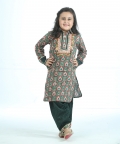 Green Shirt And Salwar Set