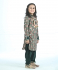 Green Shirt And Salwar Set