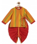 Shudhh Desi Dhoti Kurta Set-Yellow