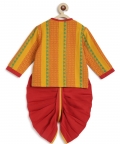 Shudhh Desi Dhoti Kurta Set-Yellow