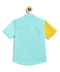 Cloudy Sun Shirt-Blue