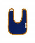 Personalised Gold And Blue Woven Bib