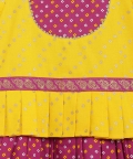 Girl Bandhani Pattu Pavdai