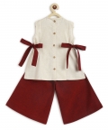Elephant Top Set - Cream